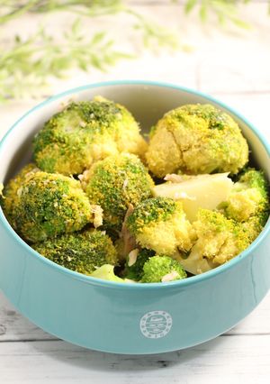 レンジで簡単！黄色いブロッコリーサラダ-レシピのメイン写真