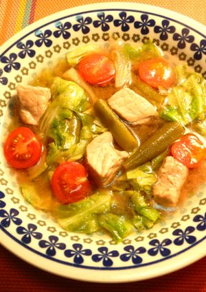春キャベツと豚肉のさっぱりスープ野菜大盛-レシピのメイン写真