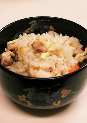 ◇美味しい☆かしわご飯！炊きました♪◇-レシピのメイン写真