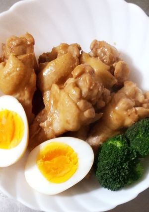 卵はもう茹でない！簡単手羽元のさっぱり煮-レシピのメイン写真