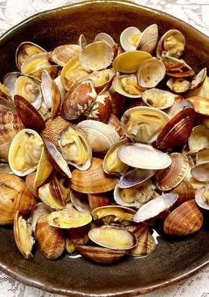 超簡単！あさりのだし醤油&みりん蒸し-レシピのメイン写真
