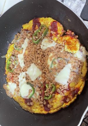 豆腐と大豆ミートのヘルシーピザ-レシピのメイン写真