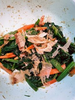 ほうれん草の鰹節ナムル-レシピのメイン写真