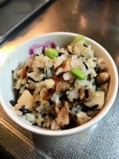 残り物で作る筍ご飯-レシピのメイン写真