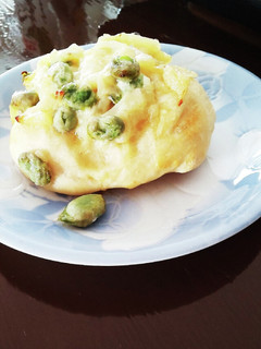 捏ねない 空豆マヨパン-レシピのメイン写真