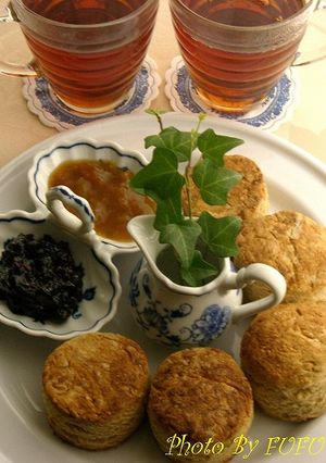 FUFUで楽しむTea~甘酒スコーン-レシピのメイン写真