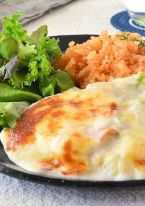 白菜とハムで作るとろとろグラタン-レシピのメイン写真