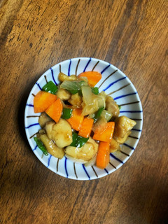 幼児食 鶏肉と野菜の照り焼き-レシピのメイン写真