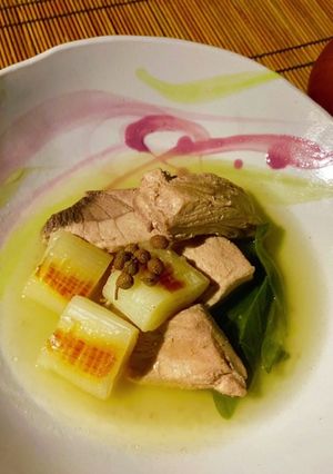 No3029葱鮪 和山椒煮-レシピのメイン写真