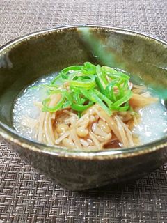 なめ茸おろし。-レシピのメイン写真