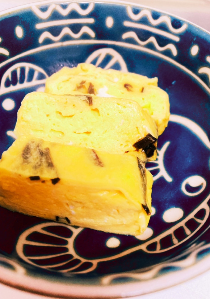 塩昆布の卵焼き-レシピのメイン写真