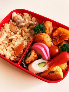 手羽先の炊き込みご飯弁当-レシピのメイン写真