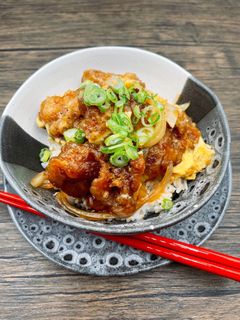 簡単☆唐揚げ卵とじ丼-レシピのメイン写真