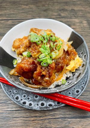 簡単☆唐揚げ卵とじ丼-レシピのメイン写真