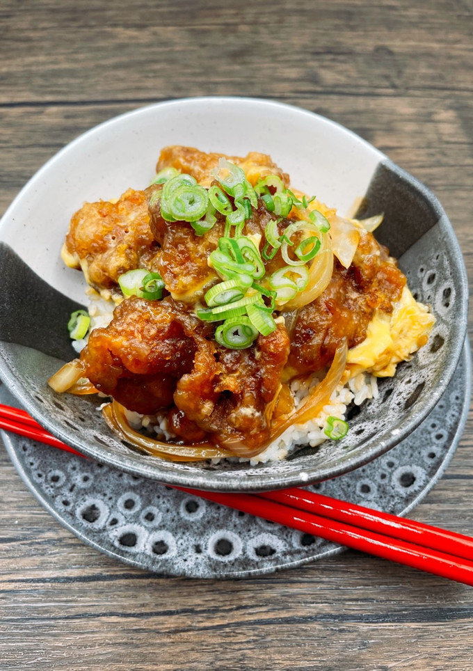 簡単☆唐揚げ卵とじ丼-レシピのメイン写真