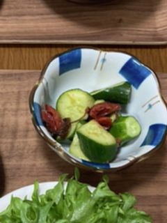 きゅうりの梅おかか-レシピのメイン写真