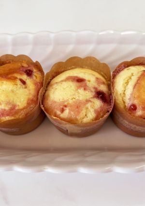 ミニミニ⁂ラズベリーマフィン-レシピのメイン写真