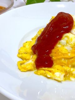 簡単!半熟オムライス!-レシピのメイン写真