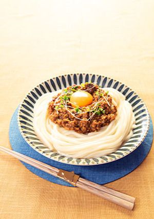 味噌キーマカレーうどん-レシピのメイン写真