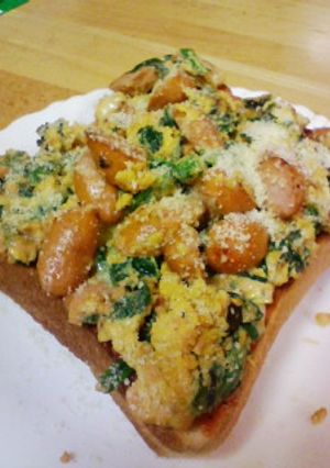 しっかり朝飯!!絶品ボリュームトースト★-レシピのメイン写真