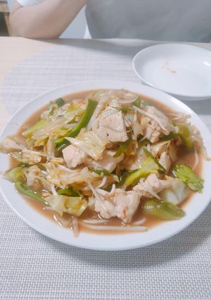 鶏むね肉の回鍋肉風-レシピのメイン写真
