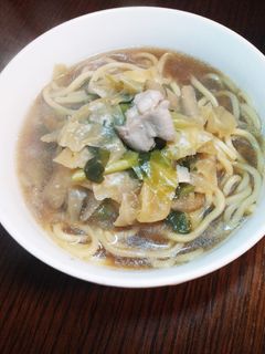 もつ鍋の残りで作る☆チャンポン&雑炊-レシピのメイン写真
