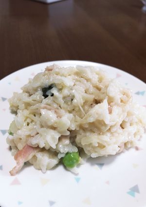 休日のスピードランチに!ミルクリゾット-レシピのメイン写真