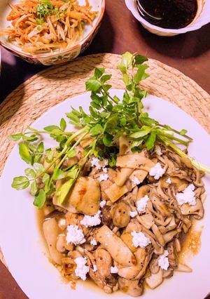 簡単華やか！鶏きのこバルサミコソースがけ-レシピのメイン写真