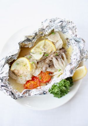 旨味がジュワっと【鱈のホイル焼き(ハーブ-レシピのメイン写真