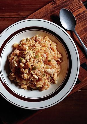 炊飯器で★ほったらかしチキンライス-レシピのメイン写真