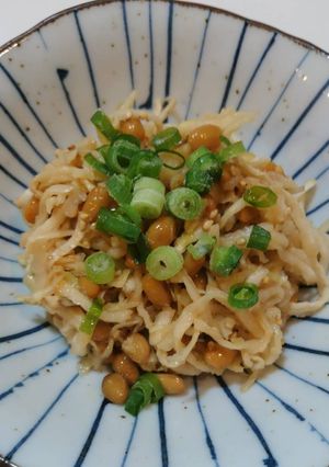 簡単！ヘルシー♪無限切り干し大根＆納豆♪-レシピのメイン写真