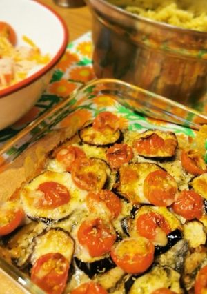 絶品♪鰯と茄子トマトのオーブン焼き-レシピのメイン写真