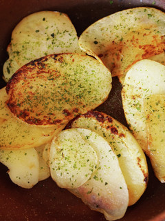 旬の味■新じゃがいも薄焼き醤油青のり風味-レシピのメイン写真