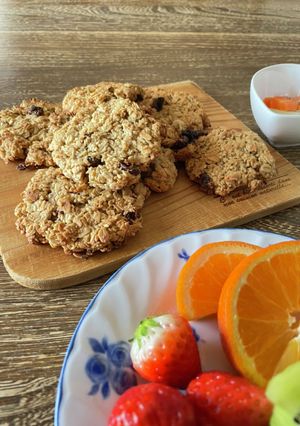 マルチグリルで焼く オートミールクッキー-レシピのメイン写真