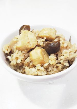 ホタテの炊き込みご飯♬-レシピのメイン写真