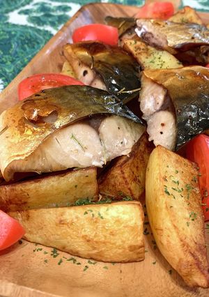 ローズマリー香る♪塩サバのグリル焼き-レシピのメイン写真