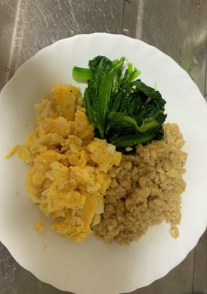 簡単。ヘルシーな豆腐三色丼-レシピのメイン写真