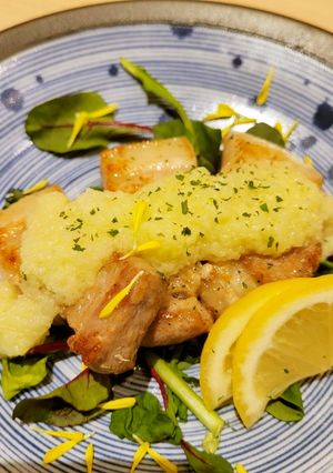豚バラ肉の新玉ねぎソースのせ-レシピのメイン写真