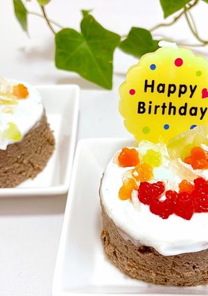 簡単！可愛い！猫用ケーキ！-レシピのメイン写真
