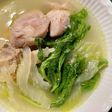 セロリと塩鶏のスープ