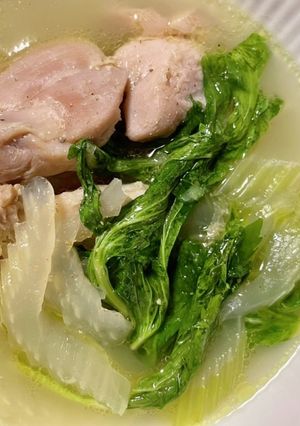 セロリと塩鶏のスープ-レシピのメイン写真