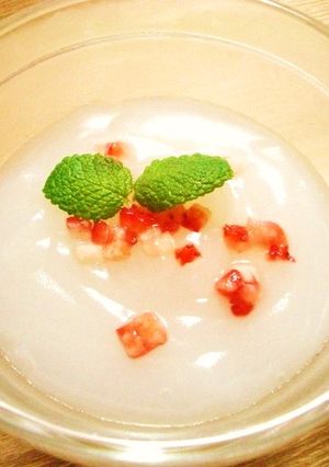 とろ～りあったかカルピスのくず餅-レシピのメイン写真