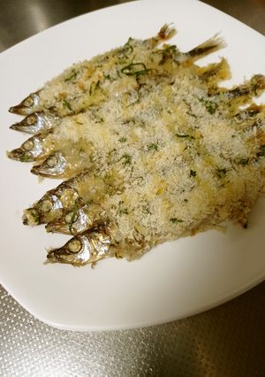 シシャモのハーブパン粉焼き-レシピのメイン写真