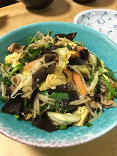 もやしと卵 豚肉の炒め物-レシピのメイン写真