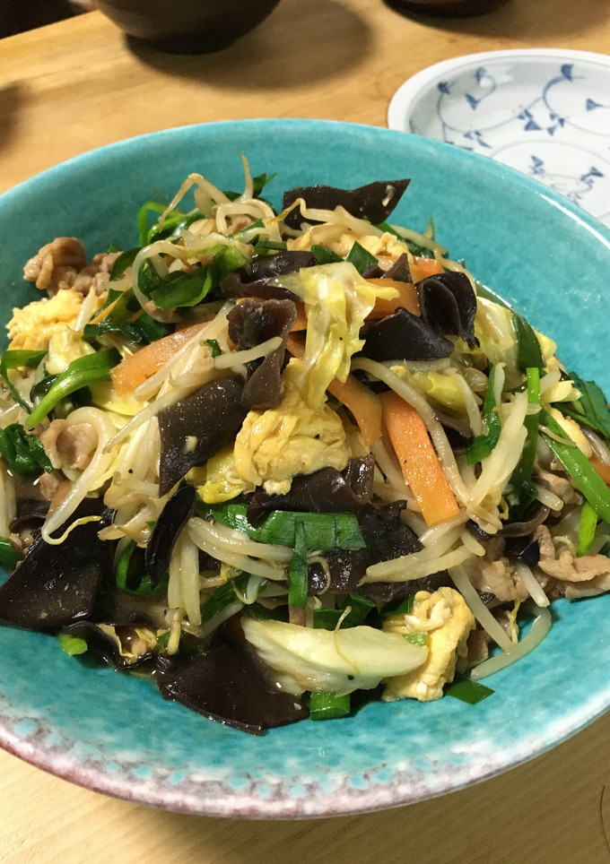 もやしと卵　豚肉の炒め物-レシピのメイン写真