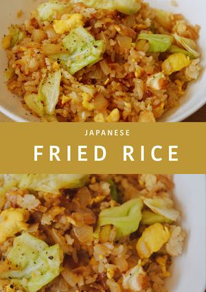 japanese fried rice-レシピのメイン写真