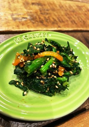 菜の花のプチプチ胡麻和え-レシピのメイン写真