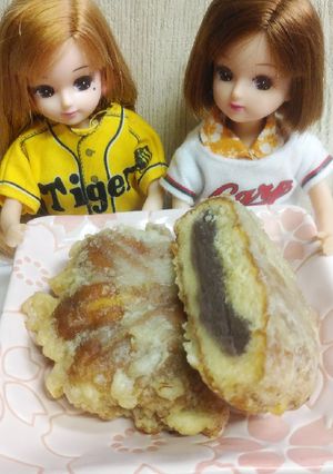 リカちゃん♡野球シリ*広島もみじ饅頭天*-レシピのメイン写真