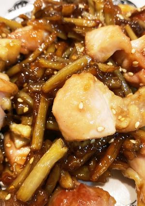 簡単！！鶏ごぼう-レシピのメイン写真