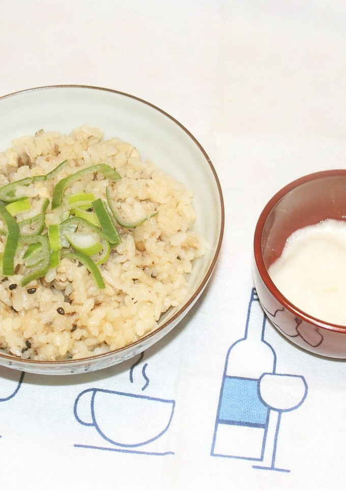 鶏ごぼうとろろご飯-レシピのメイン写真